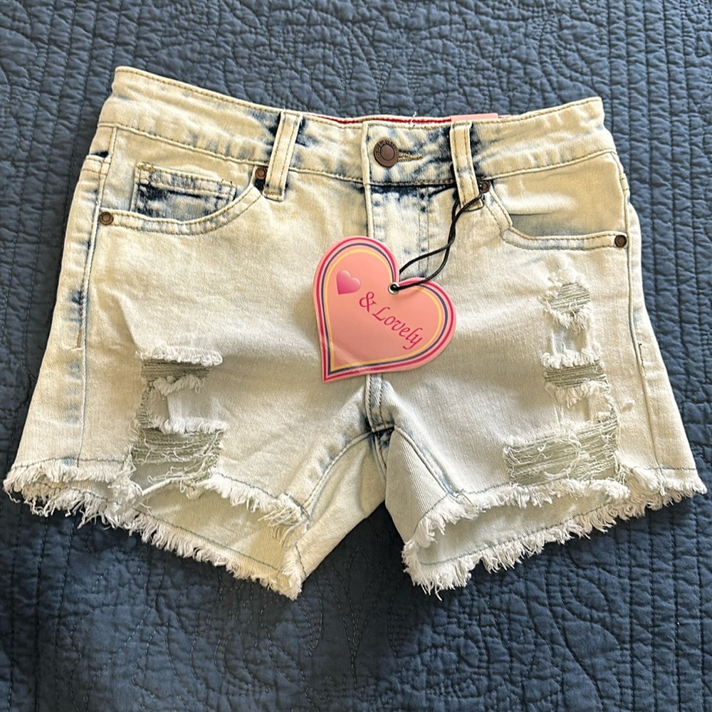 NWT. Heart & Lovely Girl’s Jean Shorts.